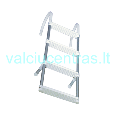 3 - jų pakopų kopėtėlės anoduoto aliuminio